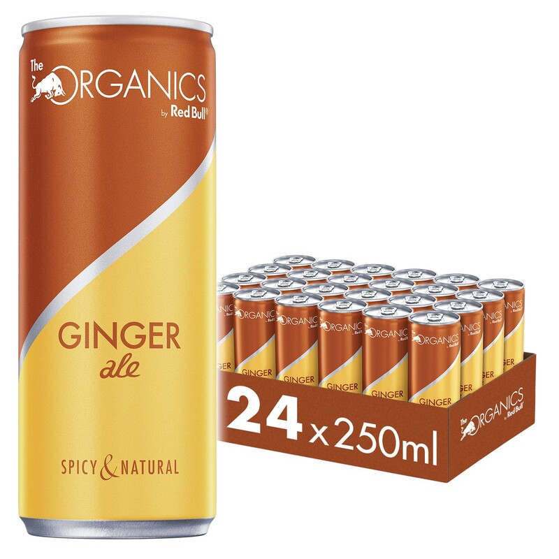 Red Bull Organics Ginger Ale DS Tr. (24 Ds. à 0,33 Lt.)