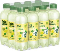  Römerquelle Bio Limo leicht Zitrone-Limette-Minze (12 Fl. à 0,375 Lt.)