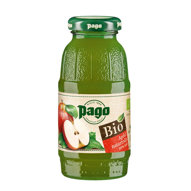 Pago Apfel Bio naturtrüb Ki. (24 Fl. à 0,2 Lt.)