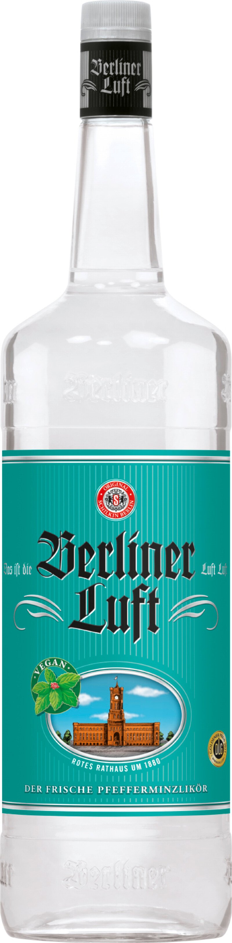 Berliner Luft Pfefferminzlikör Fl. (3 Lt. Lt.)