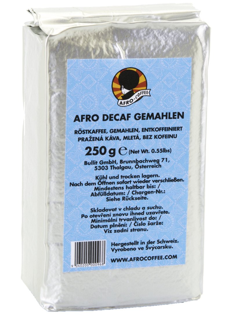 Afro entkoffeinierter Kaffee Decaf (0,25 Kg.)