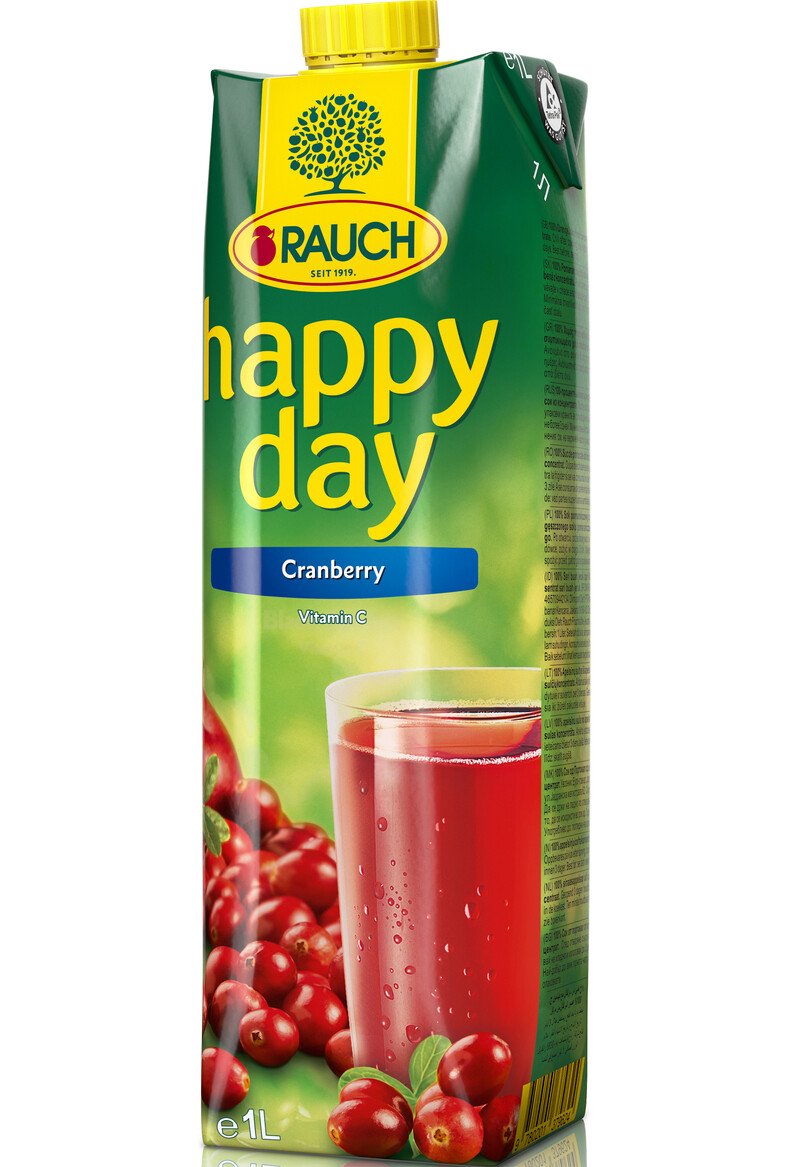 Happy Day Cranberry (12 Pck. à 1 Lt.)