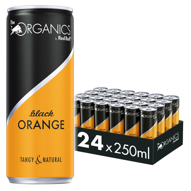 Red Bull Organics Black Orange DS Tr. (24 Ds. à 0,25 Lt.)