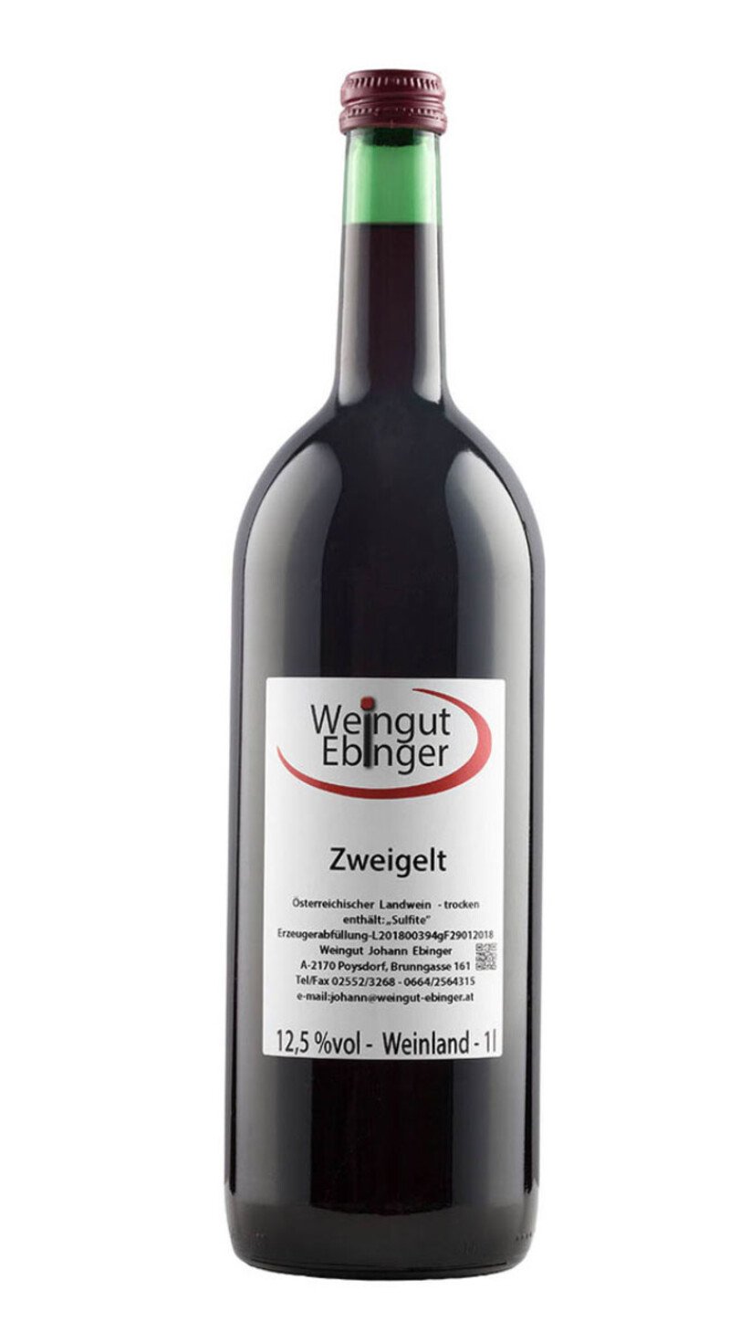 Weingut Ebinger Zweigelt Fl. (1 Lt.)