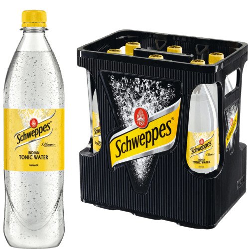 Schweppes Tonic Water PET MW Ki. (6 Fl. à 1 Lt.) 