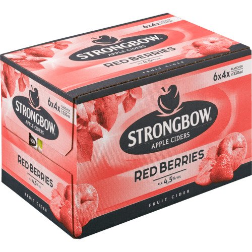 Strongbow Red Kart. (24 Fl. à 0,33 Lt.)