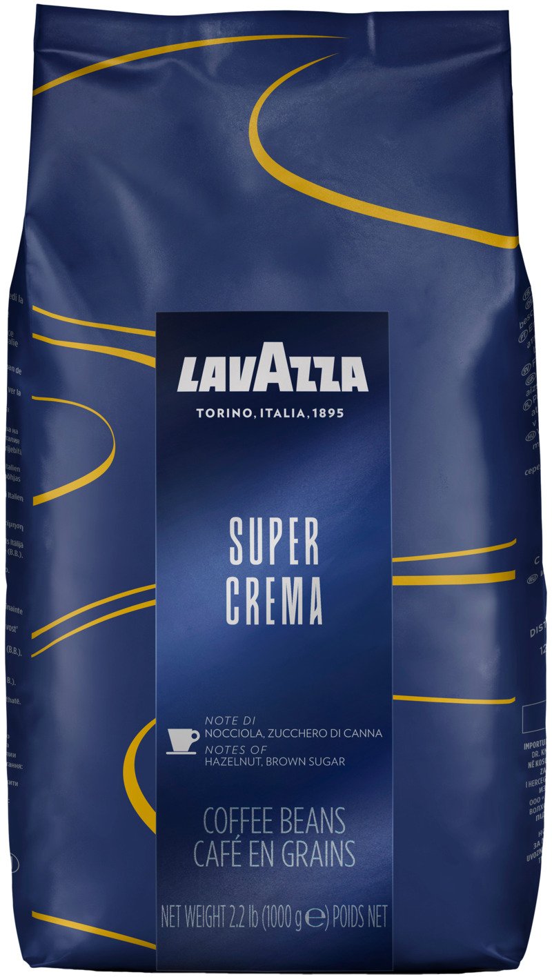 Lavazza Super Crema Bohne Kart. (6 Pck. à 1 Kg.)