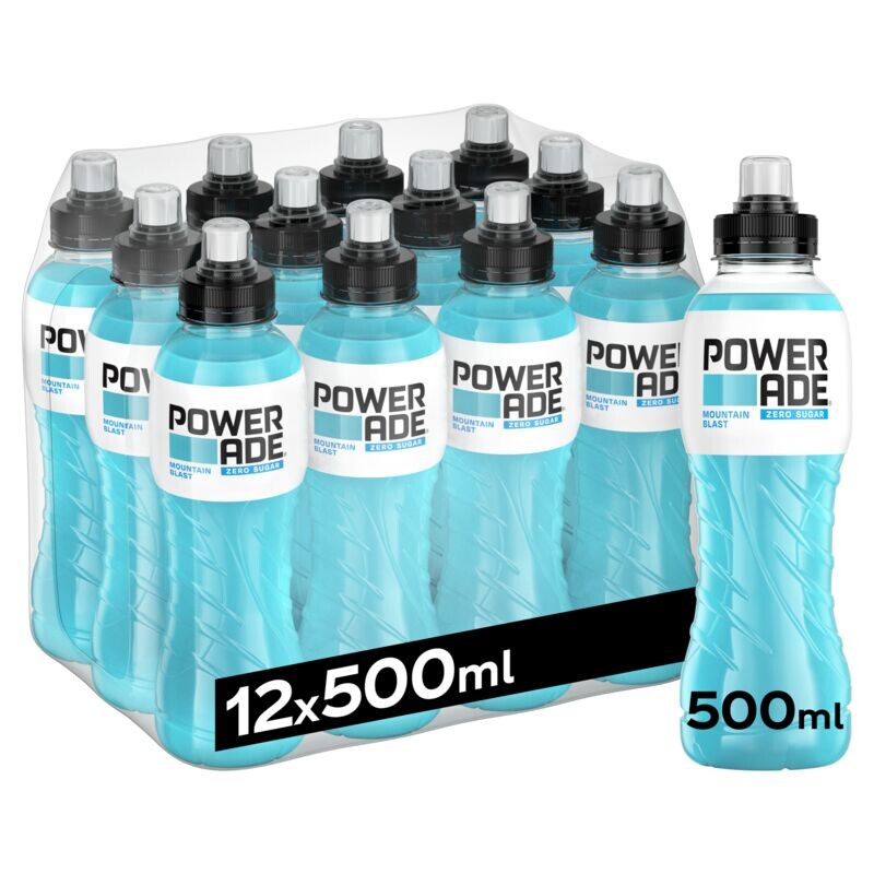 Powerade Mountain PET Tr. (12 Fl. à 0,5 Lt.)