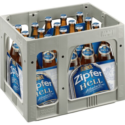 Zipfer Hell alkoholfrei Ki. (18 Fl. à 0,5 Lt.)