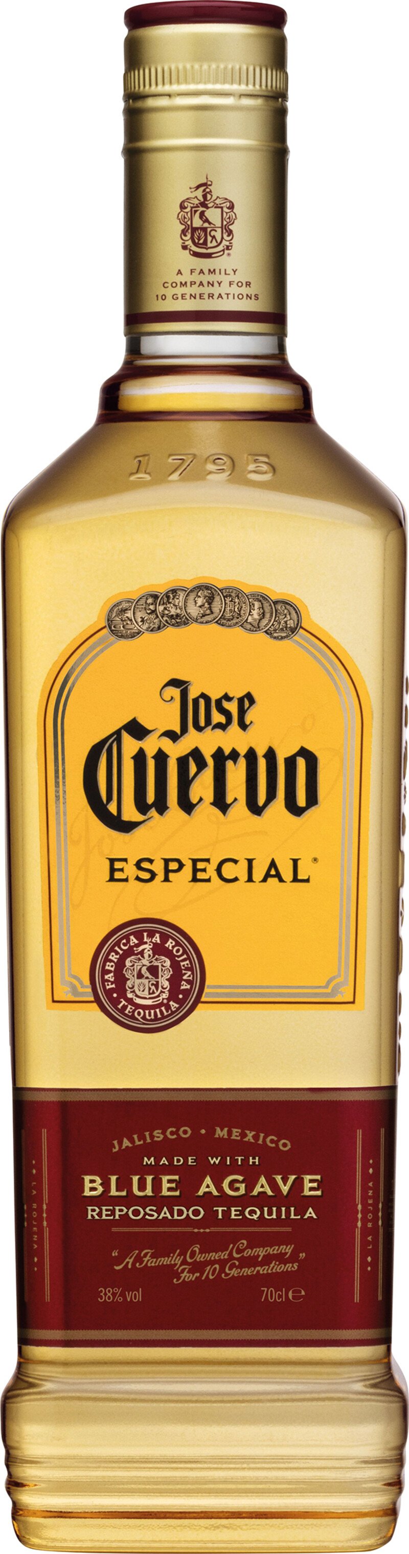 Jose Cuervo Especial Tequila Reposado 38% Fl. (0,7 Lt.)