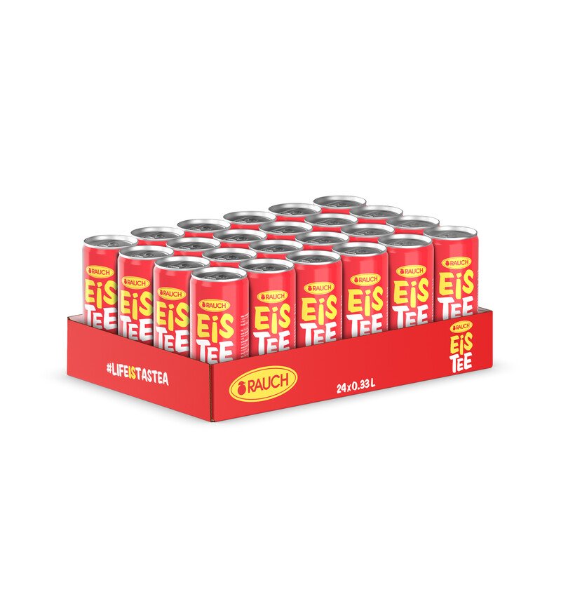 Rauch Eistee Pfirsich Dose Tr. (24 Ds. à 0,33 Lt.)