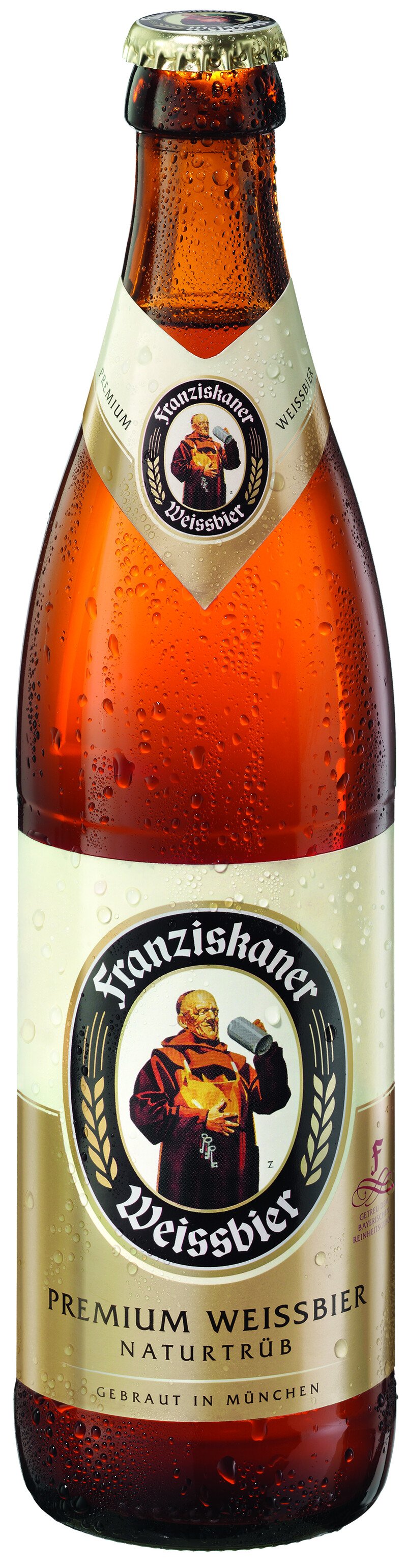 Franziskaner Hefe Weißbier hell Ki. (20 Fl. à 0,5 Lt.) 
